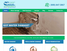 Tablet Screenshot of coastlineclean.com